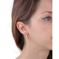 Orecchini Morellato Donna Cerchi in Acciaio Cristallo SAKM23 - SAKM23